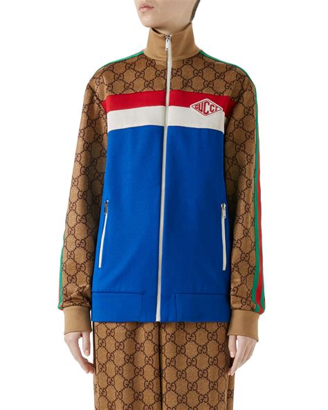 gucci track jacket cheap|gucci gg mix track jacket.